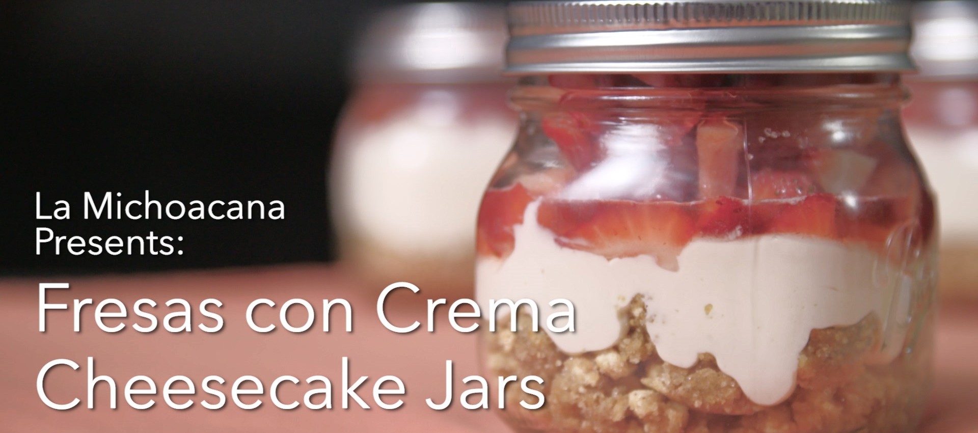 Strawberry Cheesecake Jars Image