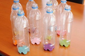 Bowling Game Recycling Bottles Image