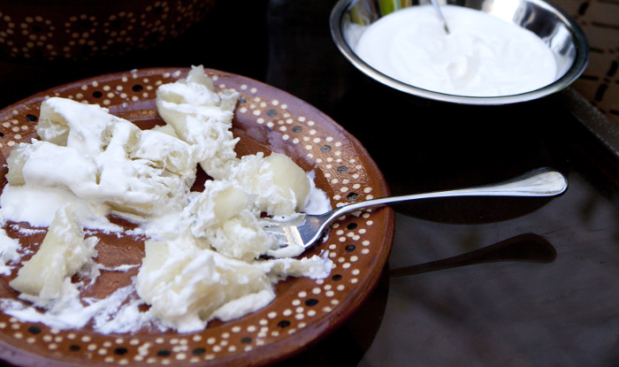 Yuca With Sour Cream