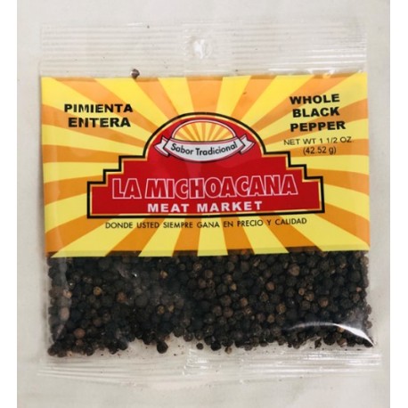 La Michoacana Meat Market – Whole black pepper 1 1/2 OZ